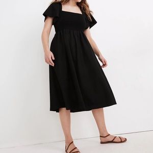 Madewell Lucie Linen Blend Dress